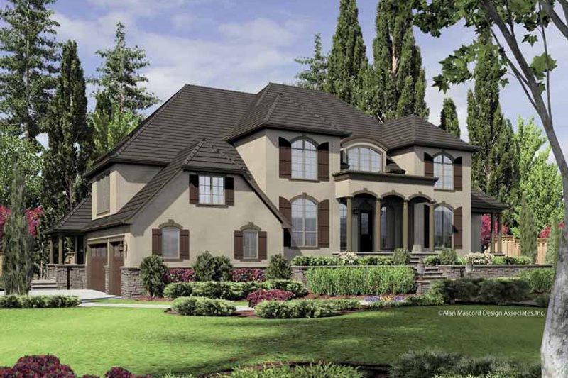 Home Plan - European Exterior - Front Elevation Plan #48-851