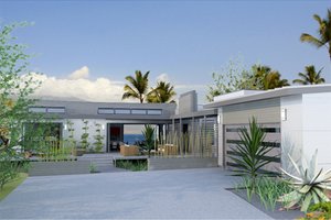  Contemporary  Ranch House  Plans  at BuilderHousePlans com