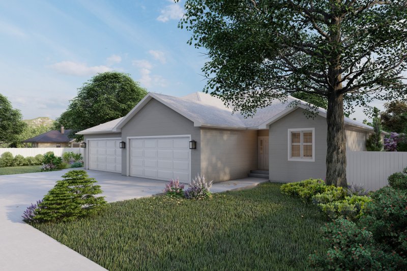 Dream House Plan - Exterior - Front Elevation 3 for Traditional House Plan #1060-316 - 2 bed, 2 bath