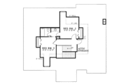 Tudor Style House Plan - 3 Beds 2.5 Baths 1990 Sq/Ft Plan #17-2708 