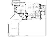 European Style House Plan - 4 Beds 4.5 Baths 4495 Sq/Ft Plan #70-1129 
