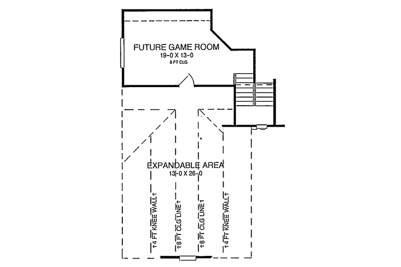 Home Plan - Floor Plan - Upper Floor for Traditional House Plan #952-118 - 3 bed, 2 bath