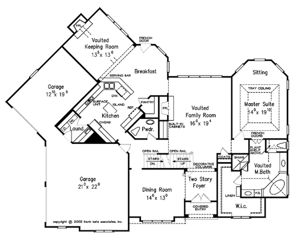 House Design - Country Floor Plan - Main Floor Plan #927-855