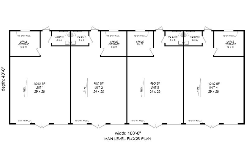 Contemporary Style House Plan - 0 Beds 2 Baths 4000 Sq/Ft Plan #932-998 ...