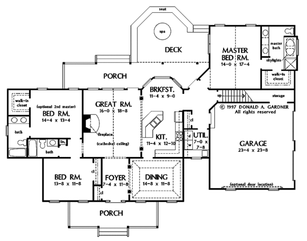 Architectural House Design - Country Floor Plan - Main Floor Plan #929-358