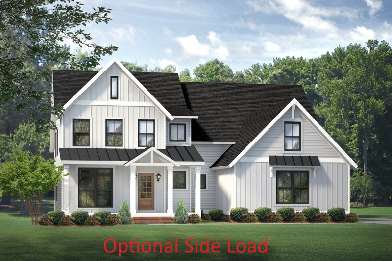 Dream House Plan - Exterior - Front Elevation 3 for Farmhouse House Plan #1080-29 - 4 bed, 3 bath
