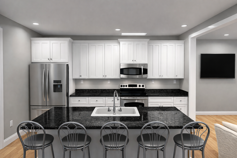 House Blueprint - Interior - Kitchen 3 for Barndominium House Plan #1060-473 - 2 bed, 2 bath