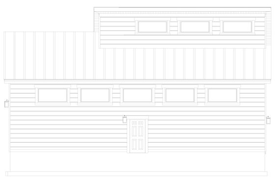 Exterior - Other Elevation for Modern House Plan #1060-399, 1.5 bath