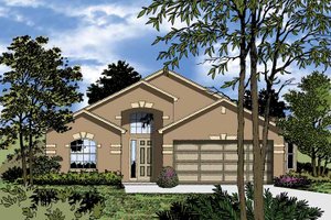 Dream House Plan - Contemporary Exterior - Front Elevation Plan #1015-31