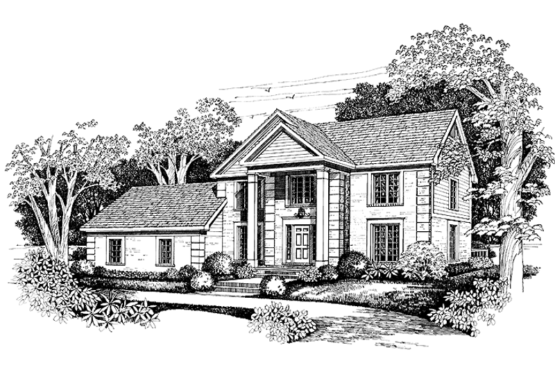House Plan Design - Classical Exterior - Front Elevation Plan #72-951