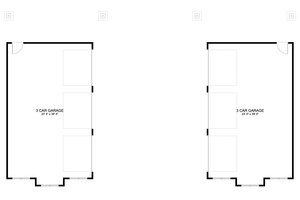 Floor Plan - Main Floor for Farmhouse House Plan #1060-116 - 1 bed, 1 bath