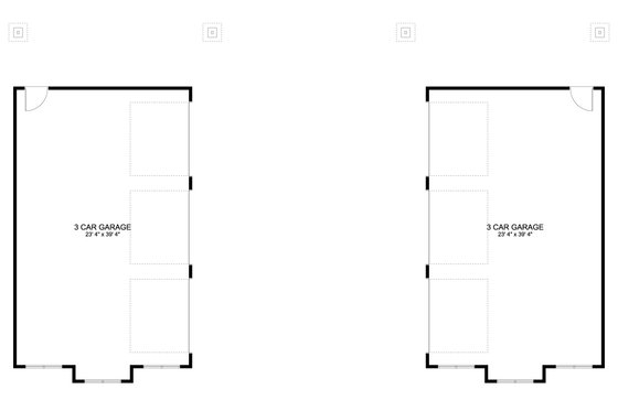 Floor Plan - Main Floor for Farmhouse House Plan #1060-116 - 1 bed, 1 bath