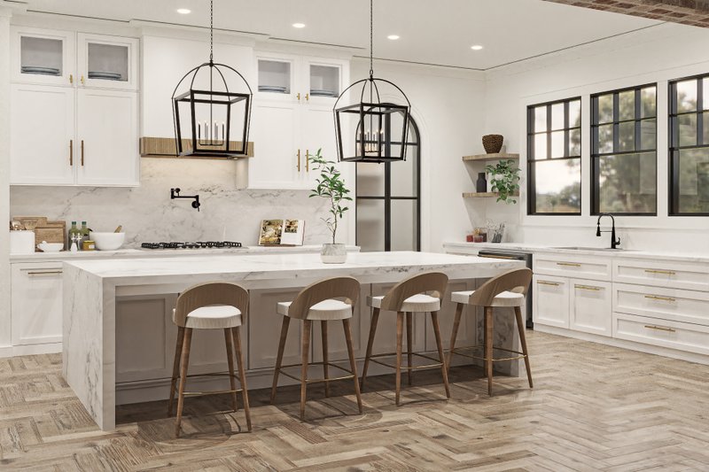 House Design - Interior - Kitchen for Craftsman House Plan #119-457 - 3 bed, 2.5 bath