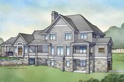 Craftsman Style House Plan - 6 Beds 4 Baths 5806 Sq/Ft Plan #928-173 