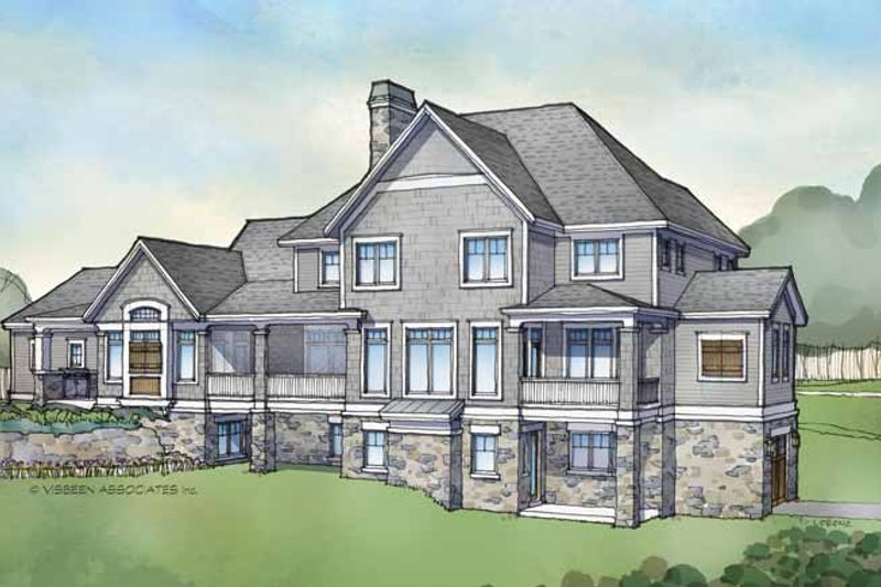 Home Plan - Craftsman Exterior - Rear Elevation Plan #928-173