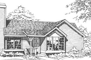 Traditional Exterior - Front Elevation Plan #320-103