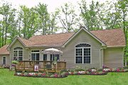 Country Style House Plan - 3 Beds 2 Baths 1783 Sq/Ft Plan #456-7 