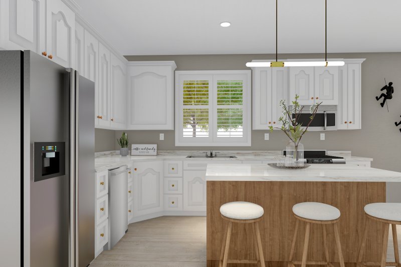 House Design - Interior - Kitchen for Ranch House Plan #1060-9 - 5 bed, 3 bath