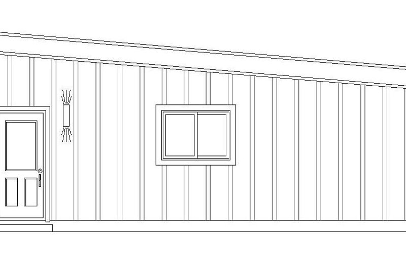 House Plan Design - Exterior - Other Elevation 1 for Contemporary House Plan #932-117, 0 bath