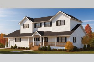 Farmhouse Exterior - Front Elevation Plan #3-344