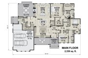 Farmhouse Style House Plan - 3 Beds 2.5 Baths 2336 Sq/Ft Plan #51-1157 