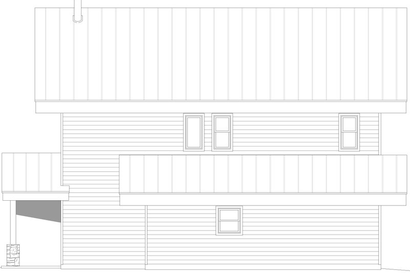 Dream House Plan - Exterior - Rear Elevation for Contemporary House Plan #932-1118 - 4 bed, 2.5 bath