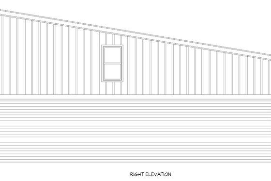 Exterior - Other Elevation 1 for Contemporary House Plan #932-520, 0 bath