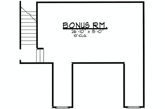 Floor Plan - Other Floor for Traditional House Plan #62-119 - 4 bed, 2.5 bath