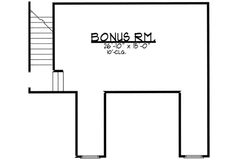 Home Plan - Floor Plan - Other Floor for Traditional House Plan #62-119 - 4 bed, 2.5 bath