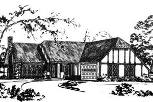 Colonial Exterior - Front Elevation Plan #36-270