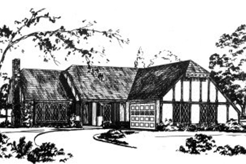 Colonial Style House Plan - 3 Beds 2 Baths 1479 Sq/Ft Plan #36-270