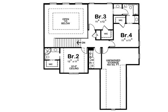 European house plan, floor plan