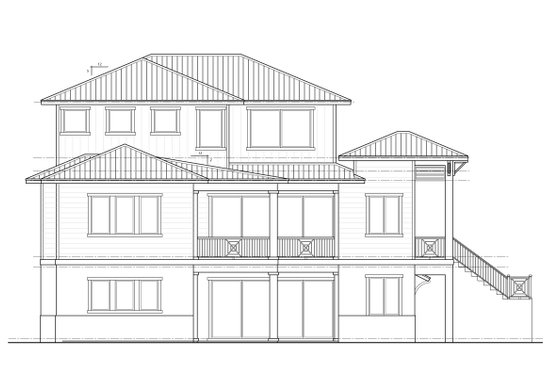 Exterior - Other Elevation for Traditional House Plan #938-160 - 3 bed, 3.5 bath
