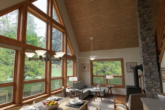 Interior - Family Room for Country House Plan #126-131 - 3 bed, 1 bath