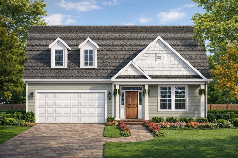 Home Plan - Traditional Exterior - Front Elevation Plan #1053-95