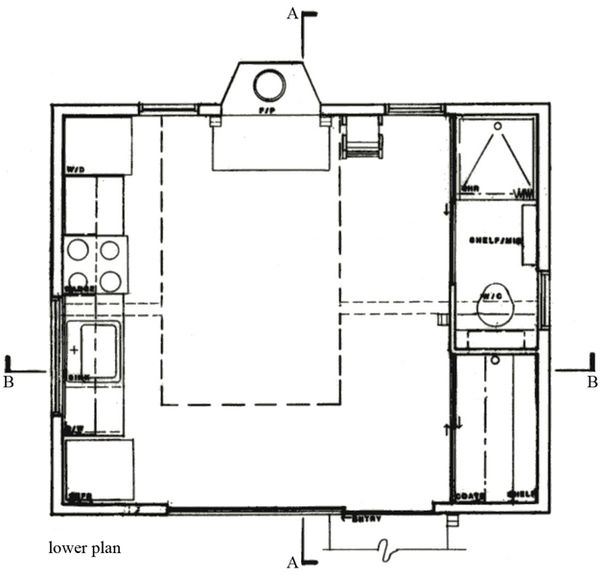 Cottage Floor Plan - Main Floor Plan #511-1