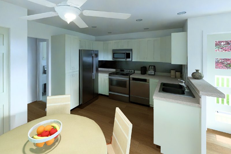 House Design - Interior - Kitchen for Farmhouse House Plan #126-291 - 4 bed, 4 bath
