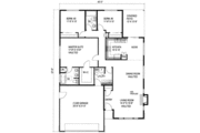 Traditional Style House Plan - 3 Beds 2 Baths 1573 Sq/Ft Plan #117-190 