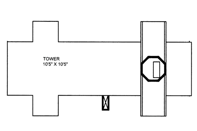 House Blueprint - Floor Plan - Other Floor for Colonial House Plan #117-845 - 6 bed, 3 bath