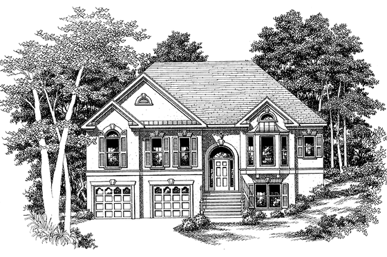 Exterior - Front Elevation 3 for Traditional House Plan #927-114 - 3 bed, 2 bath