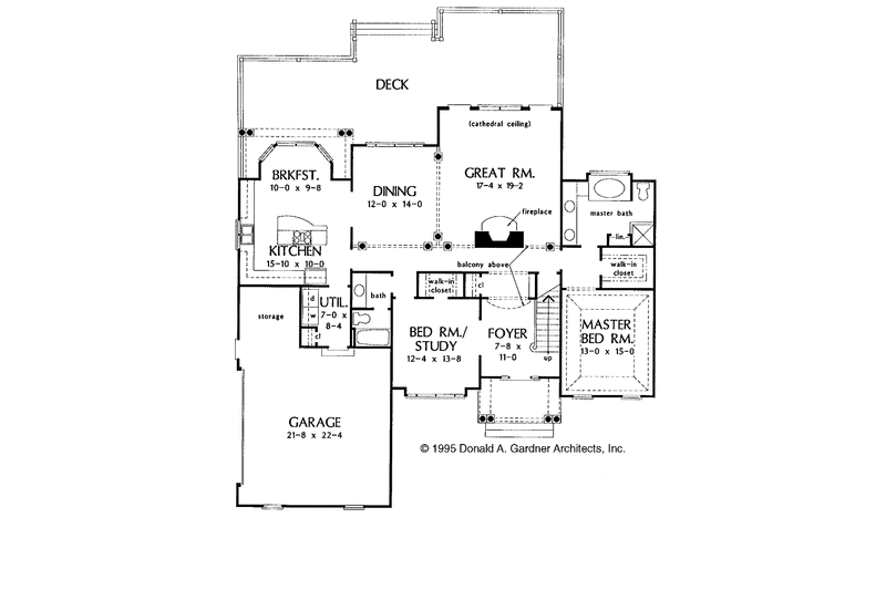 Dream House Plan - Floor Plan - Main Floor for Traditional House Plan #929-228 - 4 bed, 3 bath