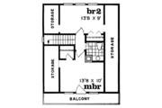 Cottage Style House Plan - 3 Beds 1.5 Baths 1073 Sq/Ft Plan #47-106 