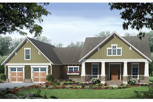 Home Plan - Ranch Exterior - Front Elevation Plan #21-440