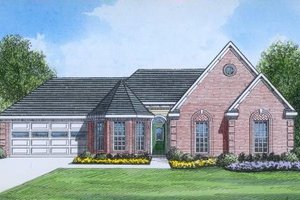 Traditional Exterior - Front Elevation Plan #424-24