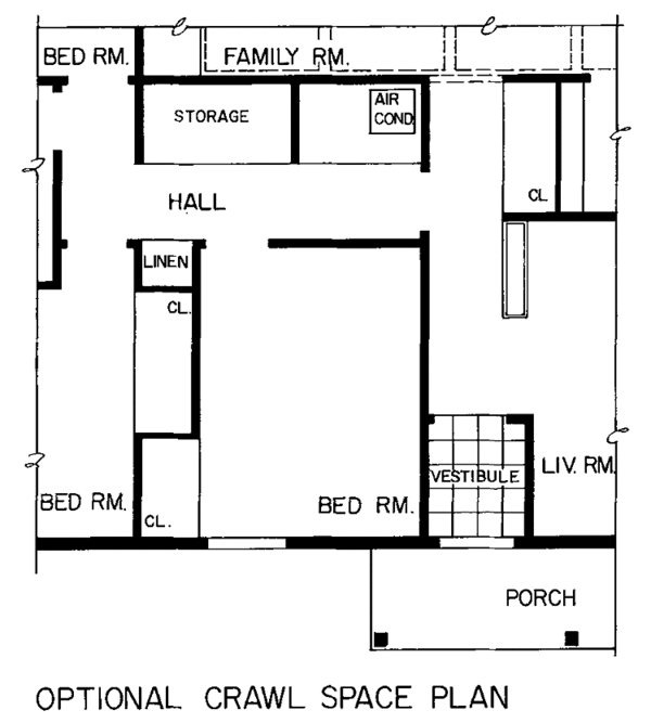 Home Plan - Ranch Floor Plan - Other Floor Plan #72-734