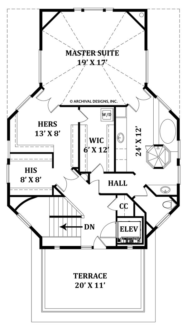 House Design - Classical Floor Plan - Other Floor Plan #119-343
