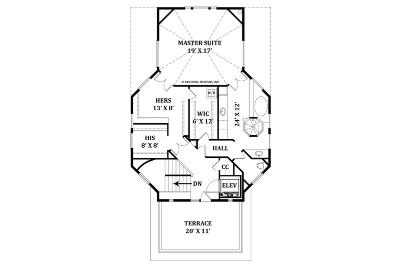 Dream House Plan - Floor Plan - Other Floor for Classical House Plan #119-343 - 4 bed, 3.5 bath