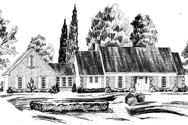 Dream House Plan - Colonial Exterior - Front Elevation Plan #36-621