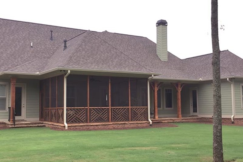 Architectural House Design - Exterior - Rear Elevation for Craftsman House Plan #437-74 - 3 bed, 3.5 bath