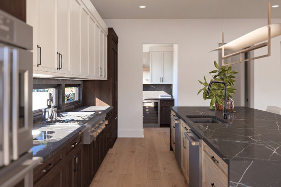 Interior - Kitchen 1 for Modern House Plan #455-731 - 3 bed, 2.5 bath